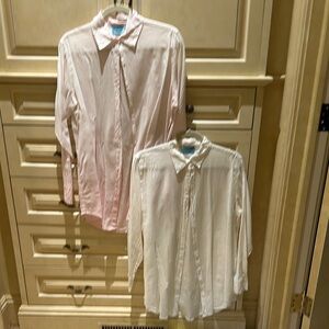 2 Letarte Beach button downs M